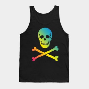 Skull & Crossbones / Jolly Roger (Rainbow) Tank Top